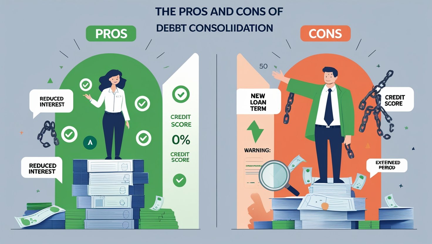 The Pros and Cons of Debt Consolidation: